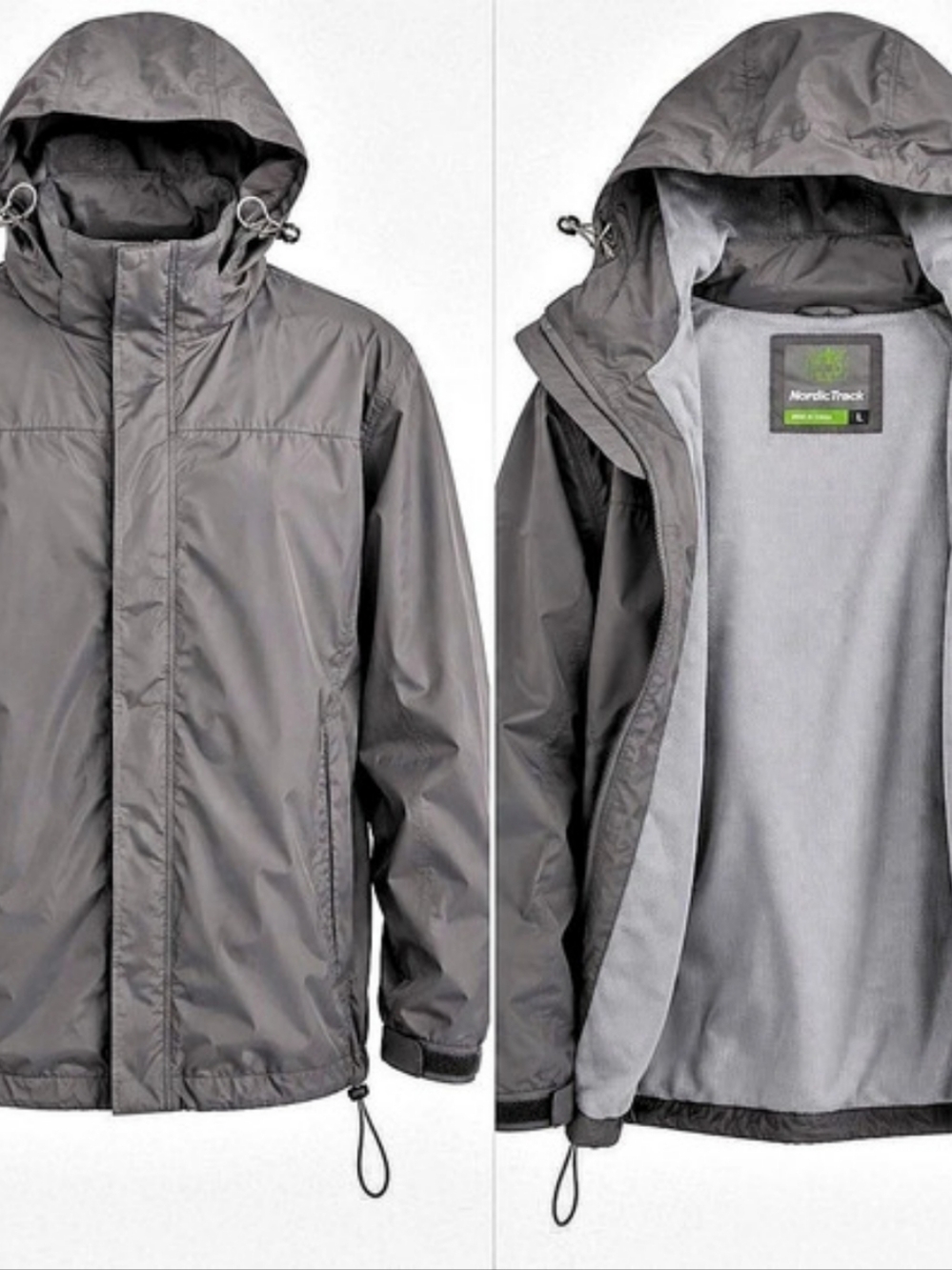 NordicTrack Men's Hooded Performance Jacket Size Large